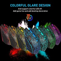 Mouse Gaming Optik Nirkabel RGB Backlit Tahan Air 2.4GHz BT Dual-mode USB Stok Baru 2026 MOS13