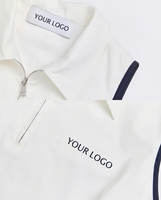 Vestido de Golf para Mujer de Alta Calidad, Ecológico, de Algodón Tejido, con Estampado Digital, sin Mangas, Cuello Polo, Tallas Grandes, con Logotipo Personalizado