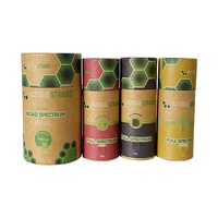 Emballages biodégradables en carton pour déodorants stick, tubes en papier kraft blanc, noir, marron pour baumes à lèvres, design de marque