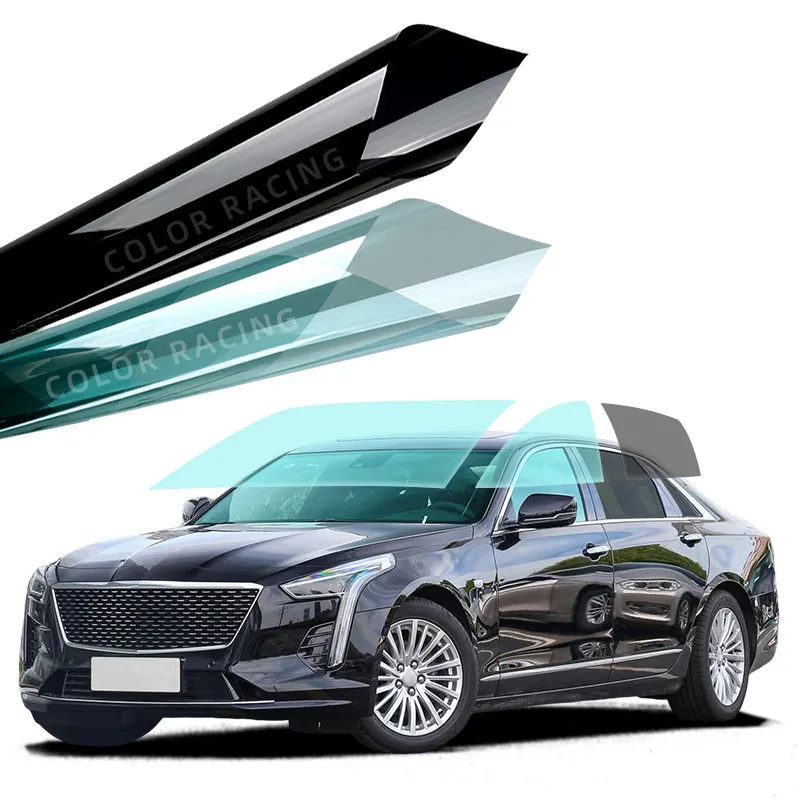 Amostra grátis IRR99% UVR99% isolamento térmico UV bloqueando a película solar flexível para janelas de carros filme de janela