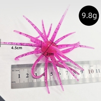 Leurre de pêche TG bicolore 20 mm en forme d'ourson de mer, appât souple en TPE pour la pêche au dorade, au bar et au mandarin