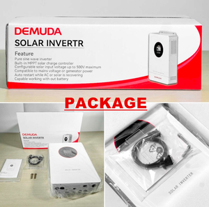 Biến tần năng lượng mặt trời lai DEMUDA chất lượng cao 1.5KW với bộ điều khiển MPPT, điện áp EU 220V, biến tần ngoài lưới 1500W, biến tần lai 6kw 5kw - Product Image 5