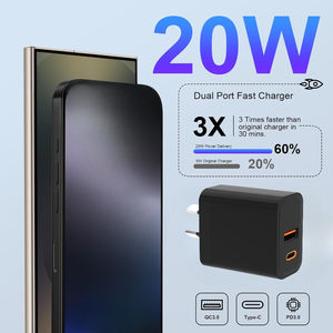 20W USB-C อะแดปเตอร์ EU 220V ที่ชาร์จ20W NZ AU adaptateur de Charge 20W ช่องเสียบผนังพร้อมที่ชาร์จ USB แบบ C - Product Image 2