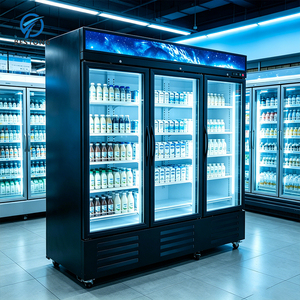 Frigorifero per Bevande con Vetro Anti-UV e Strato Anti-Appannamento, Vetrina Trasparente Facile da Pulire per Attirare l'Attenzione dei Clienti - Product Image 3