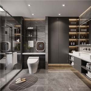 Marble Bathroom Wall Cabinet Bathroom Vanity With <b>Mirror</b> - Product Image 5