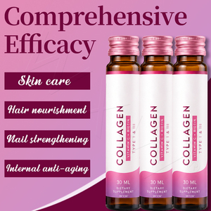 <span class=keywords><strong>Collagène</strong></span> liquide oral avec vitamine C et biotine, <span class=keywords><strong>collagène</strong></span> de type I et III provenant de bovins nourris à l'herbe pour la peau, les cheveux et les ongles, OEM Private - Product Image 6