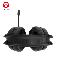 Fantech Headset Gaming Kabel 2020, Headset Gaming Tahan Lama 50 MM PC Lampu RGB Model Baru 3.5