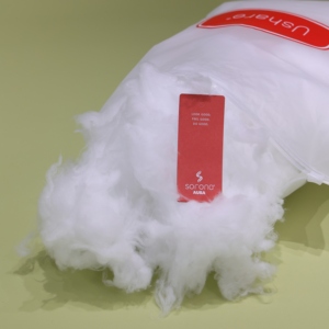 Rembourrage de coussin flexible et lavable en fibres 3D 7D 32MM OEKO-TEX <span class=keywords><strong>Dupont</strong></span> <span class=keywords><strong>Sorona</strong></span>, fibres de polyester <span class=keywords><strong>Sorona</strong></span> pour doudoune - Product Image 4