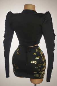 ชุดเซ็กซี่ประดับเลื่อม <span class=keywords><strong>3</strong></span> ชิ้น ชุดเทศกาล ชุดนักเต้น ชุดแสดงบนเวที ชุดเดรสสั้นเข้ารูปสำหรับผู้หญิง ชุดปาร์ตี้ไนท์คลับ - Product Image 6