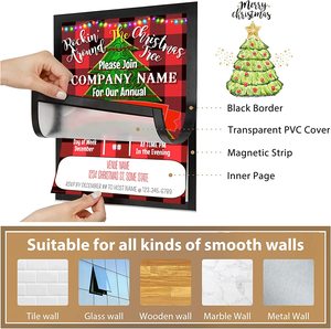 Soporte <span class=keywords><strong>de</strong></span> señal magnético A4, autoadhesivo, marcos <span class=keywords><strong>de</strong></span> exhibición <span class=keywords><strong>de</strong></span> plástico, marco <span class=keywords><strong>de</strong></span> pantalla magnético para documentos, imagen <span class=keywords><strong>de</strong></span> papel - Product Image 3