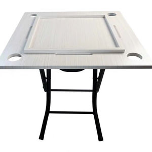 Table de dominos en bois directement de l'usine & Table de jeu de dominos pliable en MDF Robuste Pliable Gain de place Idéal pour les soirées de jeux en famille et <span class=keywords><strong>P</strong></span> - Product Image 3