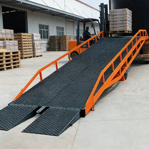Plataforma Niveladora Hidráulica Móvil de 12T, Rampa para Contenedores con Altura Ajustable de 1.8m para Montacargas - Product Image 5