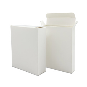 Caja de cartón blanca plana Qihe de 1 capa para uso general, tamaño pequeño - Product Image 2
