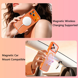 Coque de téléphone Laudtec transparente en TPU et PC avec coussin d'air pour iPhone 15 16 17 18 Pro Max, protection contre les chutes, coque arrière transparente - Product Image 4