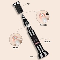 Colle Gel Acrylique Liquide UV de Haute Qualité 8ml à Base d'Eau Transparente Non Toxique pour Nail Art, Strass Diamant et Cristal, Étiquette Personnalisée