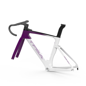 Khung xe đạp đường trường sợi carbon tự chế màu tím TFSA New Painting JH-05 thiết kế khí động học, bộ khung xe đạp EPS - Product Image 4