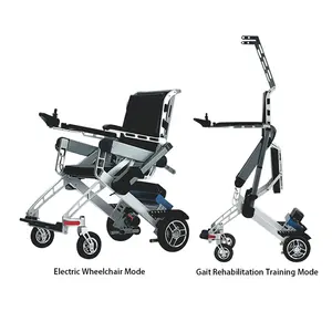2 in 1 çok fonksiyonlu elektrikli tekerlekli sandalye ve apoplectic hemiplegia hasta yürüme yardımcısı robot