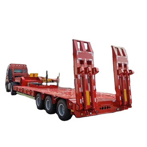 LUEN Haute Qualité 3 Axels 60ton Lowboy Excavator Transport Semi Remorque Camions de LUEN AUTO - Product Image 1