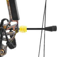 Amortisseur de câble en caoutchouc pour arc à poulies – Noir, Rouge, Jaune, Bleu, Rose