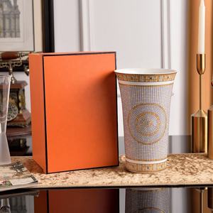 Vase de sol en céramique de porcelaine de style royal européen, promotion à succès, pour la maison, l'hôtel, le restaurant - Product Image 4