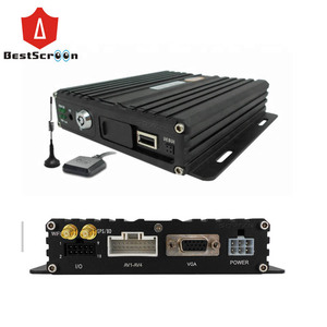 4 CH AHD 720P 1080P DVR 4 CH AHD Thẻ SD HDD Gắn Xe DVR 4G + GPS - Product Image 4