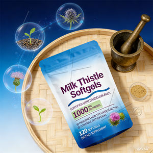 Suplemento de Etiqueta Privada, Extracto Orgánico de Cardo Mariano en Cápsulas Blandas para un Hígado Saludable - Product Image 6