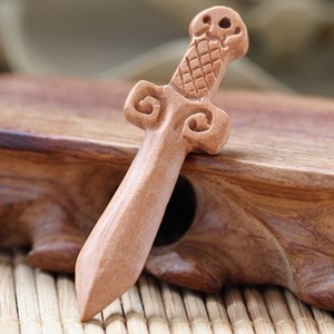 Couteau épée en <span class=keywords><strong>bois</strong></span> de pêche, bricolage, accessoires de bricolage, sculpture sur <span class=keywords><strong>bois</strong></span>, jouet, offre spéciale 1 pièce - Product Image 4