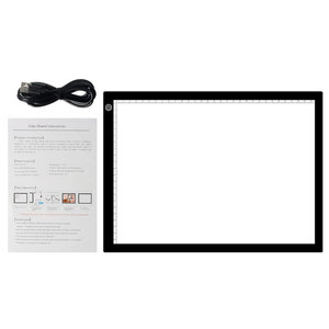 Jsk Xách Tay Siêu Mỏng Siêu Mỏng <span class=keywords><strong>A2</strong></span> A3 A4 Mờ Có Thể Điều Chỉnh Truy Tìm Bảng Vẽ Cho Trẻ Em Và Học Sinh Led Ánh Sáng Pad - Product Image 6