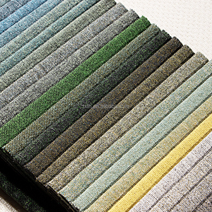 Ткань для обивки диванов TengHui 2026, различные цвета, готово к отправке, имитация льна, окрашенная в массе, для мебели - Product Image 3