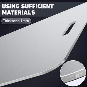 Juego de 3 Tablas de Cortar de Titanio Puro/Acero Inoxidable de 1 mm de Grosor, Multifuncionales, de Grado Alimenticio, para Cocina y Camping - Product Image 4