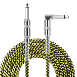 Pro Audio <span class=keywords><strong>Cable</strong></span> de instrumento eléctrico 10ft/20ft Guitar <span class=keywords><strong>Jack</strong></span> Pedal de guitarra <span class=keywords><strong>para</strong></span> <span class=keywords><strong>bajo</strong></span> eléctrico Guitarra eléctrica Mandolina eléctrica - Product Image 4