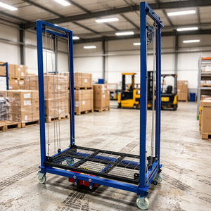 Elevador <span class=keywords><strong>de</strong></span> Andamios Eléctrico Plegable <span class=keywords><strong>de</strong></span> Grado Industrial, Unidad <span class=keywords><strong>de</strong></span> Alta Capacidad, Seguro para Hoteles y Propiedades Comerciales - Product Image 5