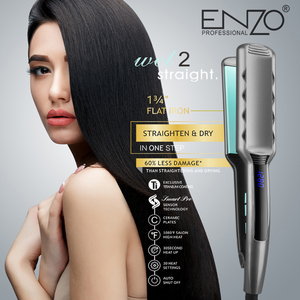 ENZO EN-فيفة تصفيف شعر احترافية من شركة مصنعة تورمالين سيراميك علامة تجارية خاصة أدوات تصفيف الشعر الرقمية - Product Image 2