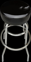Tabouret de bar pivotant chromé durable pour garage et atelier