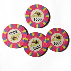 Jetons de poker en céramique moulés sur mesure, avec votre design et la couleur des jetons - Product Image 1