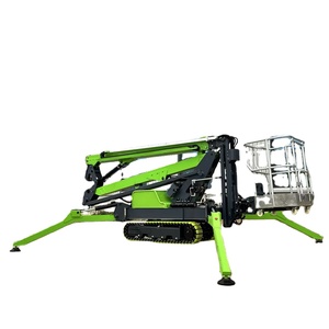 Plateforme de travail en hauteur électrique Inthetrend S08C Crawler Spider Lift, nacelle élévatrice à flèche de 10 m à 18 m avec pompe à moteur, capacité de 200 kg - Product Image 2