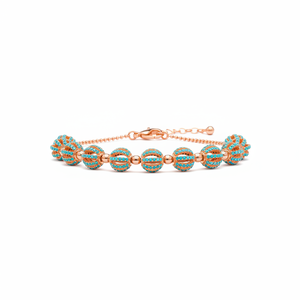 Turquoise CZ Stone <b>Ball</b> Charm Design Made in Turkey Shape Charm <b>Ball</b> Chain Wholesale 925 Sterling Silver Fine Jewelry - Product Image 2