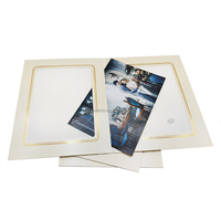 Handmade Deluxe Photo Mounts Custom Metal Picture Frame in A3 A4 5x7 8x10 Sizes with Custom Logo Gift Box Simple Design Style