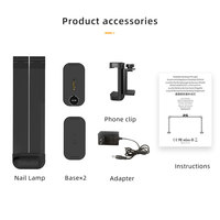 Lampe LED Demi-Lune pour Table de Manucure, Fournisseur en Gros, Design Mobilier de Salon de Beauté avec Port de Recharge