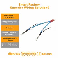 Set Soket Konektor Kabel Industri 10mm 3-Core PVC/PBT untuk Kontrol Motor Berat Mobil/Motor