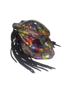 Casque intelligent Predator XL en fibre de carbone avec visière anti-buée pour application de moto avec interphone Bluetooth - Product Image 4