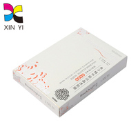 Crème pour les yeux colorée sérum huile essentielle cadeau personnalisé carton gaufrage argent masque facial petite boîte de papier cosmétique