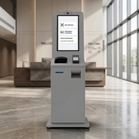 Kiosque de libre-service et de paiement automatique Estar 32 pouces avec imprimante, distributeur de cartes et scanner de passeport