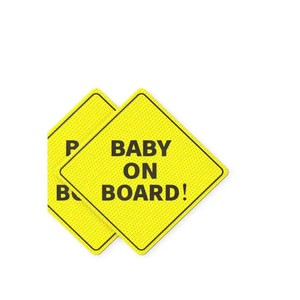 Impermeable y resistente <span class=keywords><strong>a</strong></span> los rayos UV One Way Vision Baby on Board Sticker para uso en exteriores - Product Image 1