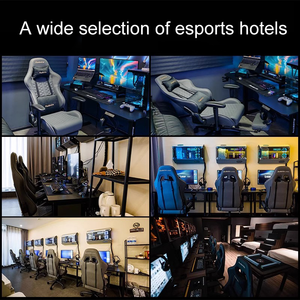 Ghế chơi game xoay không trọng lực chuyên nghiệp năm <span class=keywords><strong>2025</strong></span>, thiết kế tối giản, có thể điều chỉnh độ cao, ngả lưng, chất liệu vải, dành cho nhà và văn phòng - Product Image 6