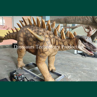 Dinosaure animatronique réaliste Huayangosaurus pour l'animation extérieure, à vendre directement de l'usine d'animatroniques