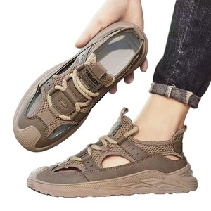 Chaussures de sport décontractées pour hommes, nouvelle collection hiver/printemps/automne, à lacets, pour l'extérieur et la plage, souples, antidérapantes, respirantes, légères, en maille - Product Image 5