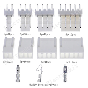 230pcs KF2510-2/3/4/5p Straight Pin Connector with Terminal Kit Male/Female Shell Electronic Modules and Kits Boxed - Product Image 5