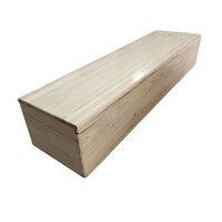 Ataúd de Cremación Simple sin Adornos, Disponible Hecho a Medida.