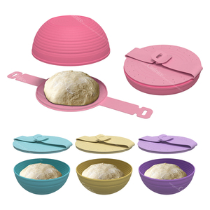 BPA Free Sourdough <b>Bread</b> Starter Kit Silicone Sourdough Starter Jar Container Sourdough <b>Bread</b> Baking <b>Baskets</b> - Product Image 4